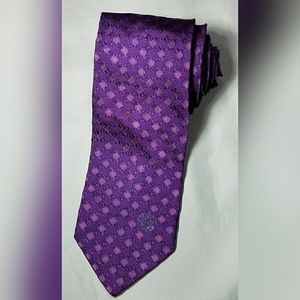 Versace Tie Purple Paisley Medusa